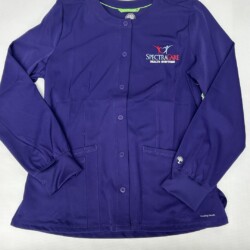Scrub Jacket - Embroidered Scrub Jacket