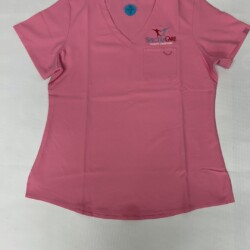 Scrub Top - Embroidered Scrub Top